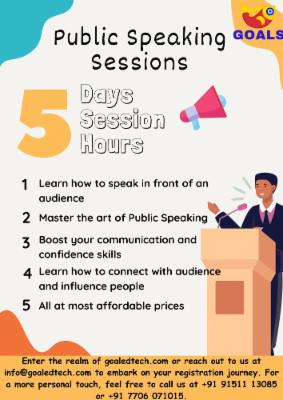 Public speaking and Formal Communication